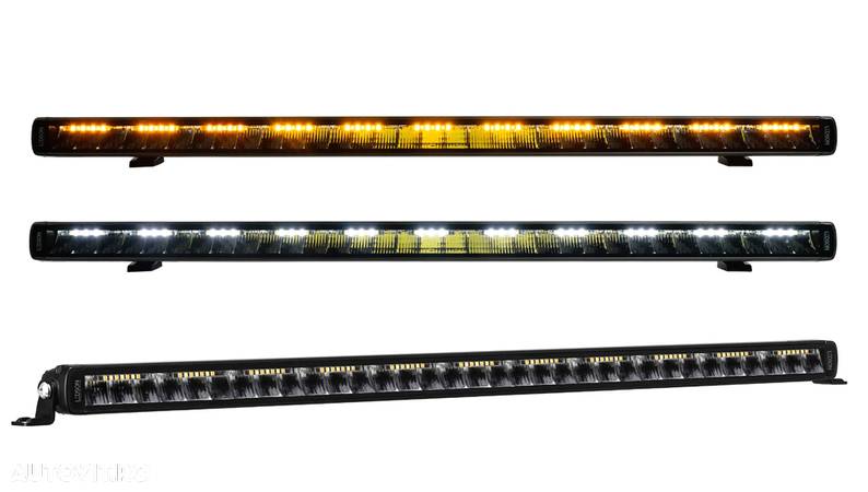 Led Bar Ledson cu pozitie Galbena si Alba + stroboscop Phoenix+ 32" 80cm - 1