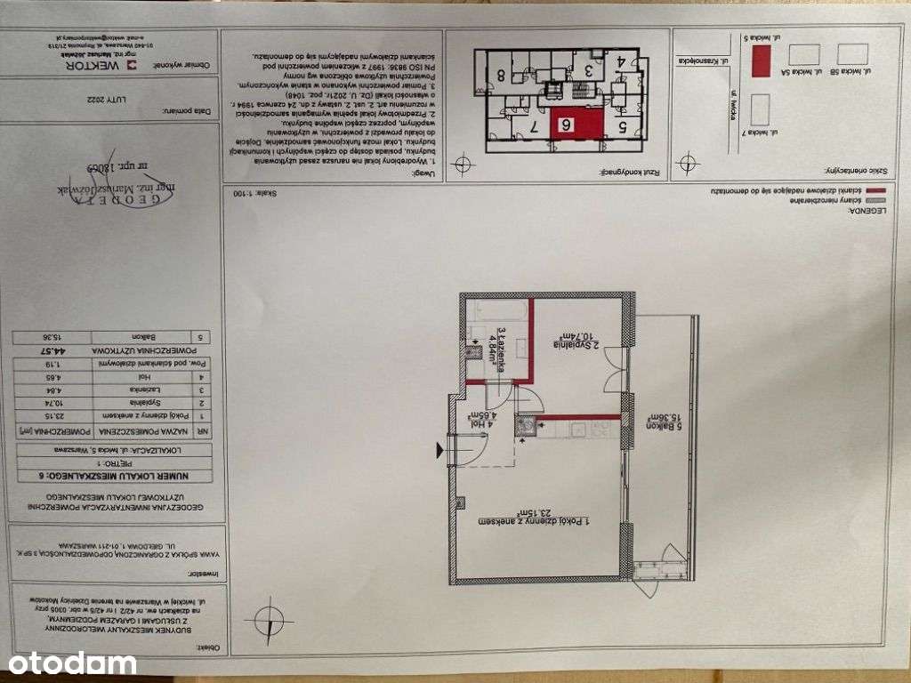 BEZPOŚREDNIO Dwupokojowy apartament 45m2 “Rezydencja Iwicka” - Pełny obrazek: 5/12
