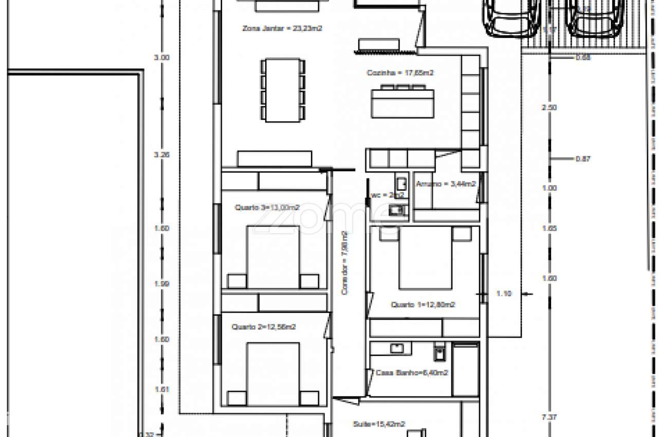 Lote Urbanizável com projeto aprovado para moradia isolada T4.-4