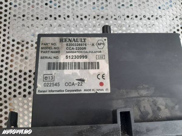 Dvd Player Unitate Navigatie Renault Laguna 2 Facelift Vel Satis Dupa 2007 Cod 8200326976 - 5