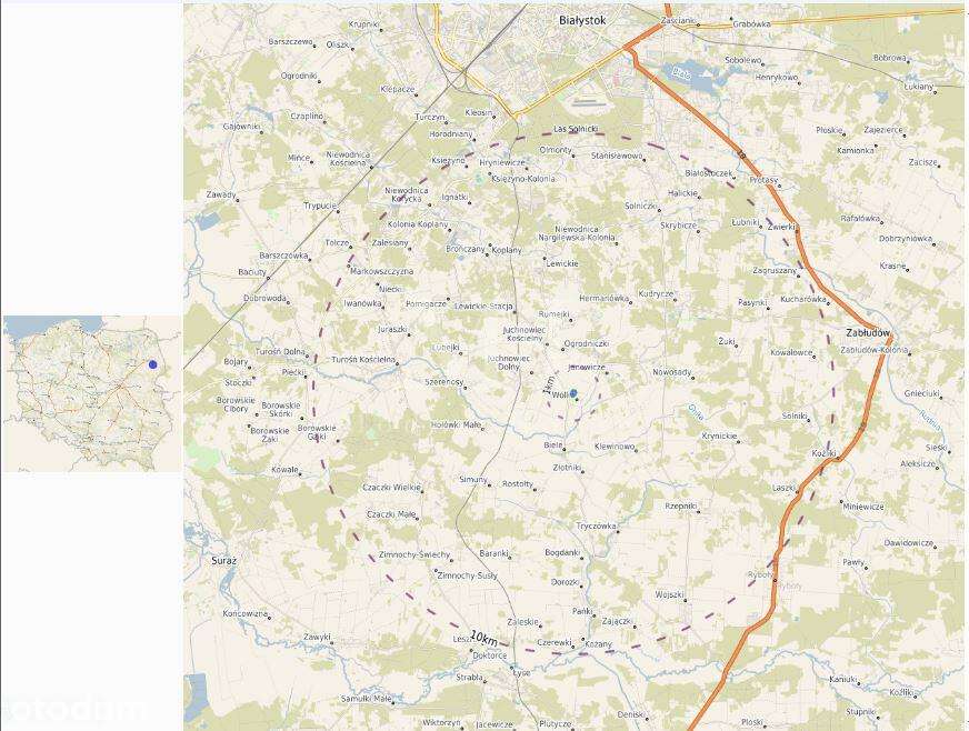 Świetna działka z WZ gm. Juchnowiec Kościelny!!!-2