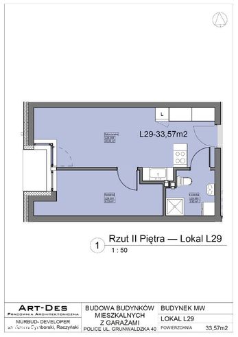 Police ul. Grunwaldzka - mieszkanie L29