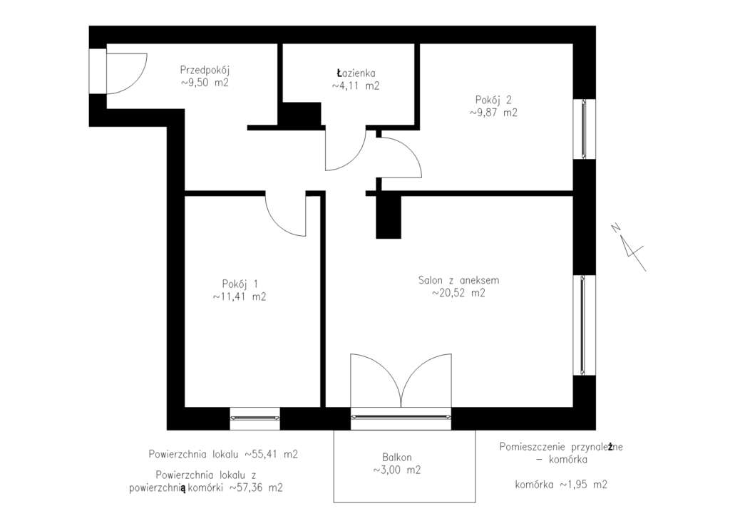 3pokojowe/wykończone/ komórka/2 MP w garażu-13