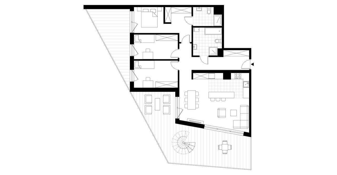 4-pokojowe mieszkanie 101m2 + loggia Bez Prowizji - Pełny obrazek: 3/8
