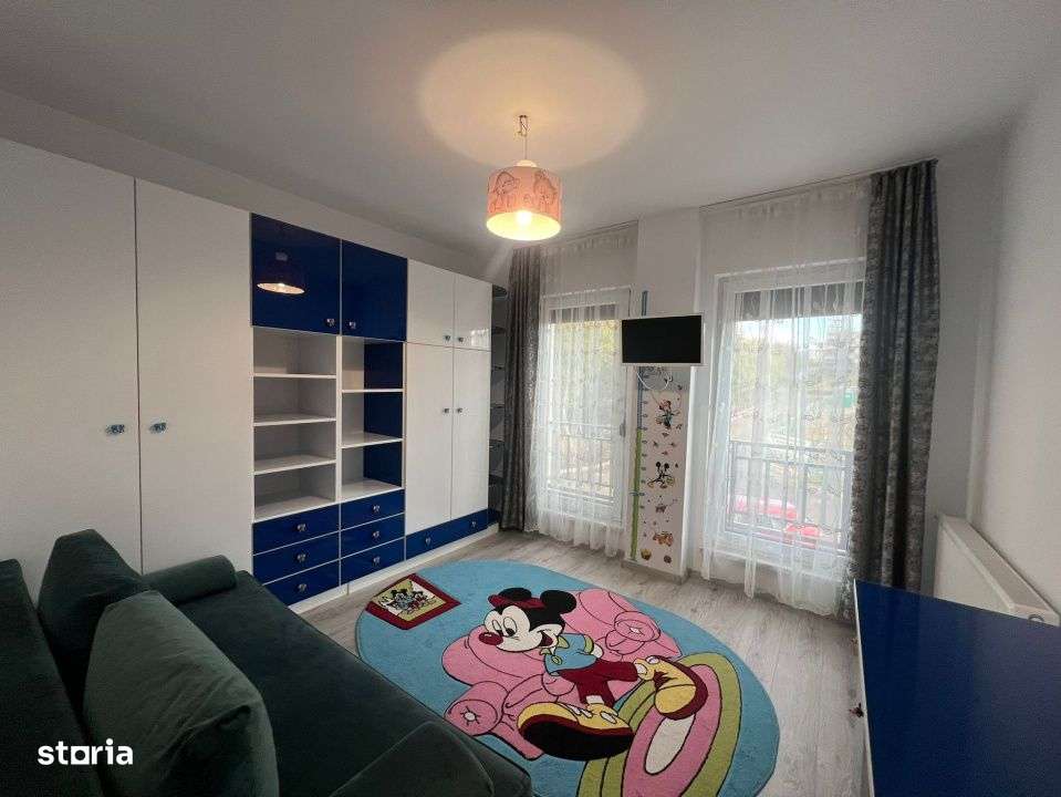 Apartament 3 camere + garaj ,76 mp, finisat  si mobilat,in cart Europa-8