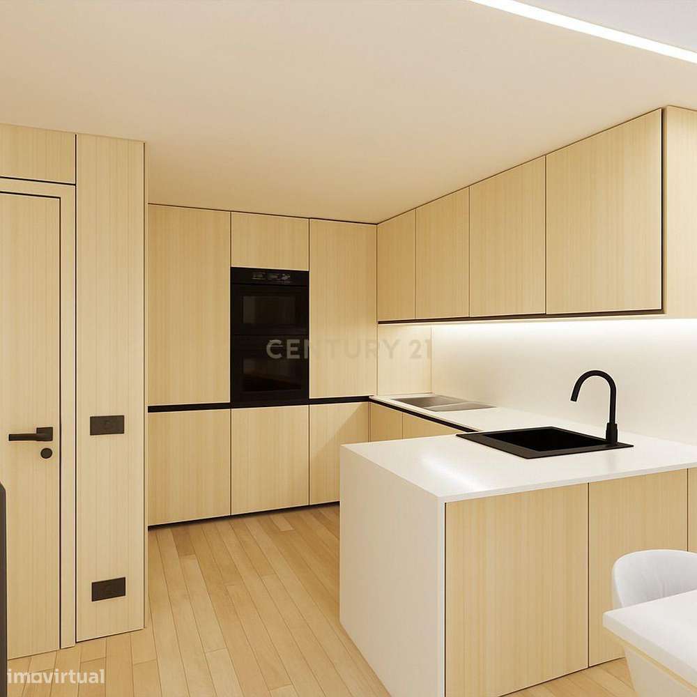 Moradia de Design T1+1 com Fachada em Pedra e Projeto Aprovado – Centr-7