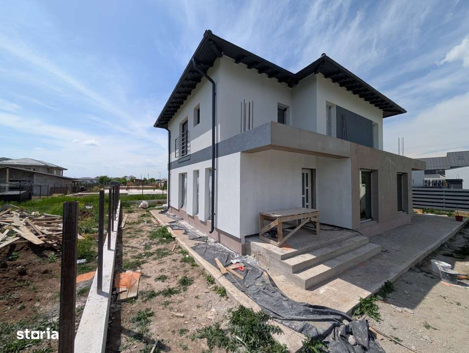 Casa 5 camere 120mp | 0 comision | Balotesti langa padure | Finisaje l - Imagine principală: 1/19