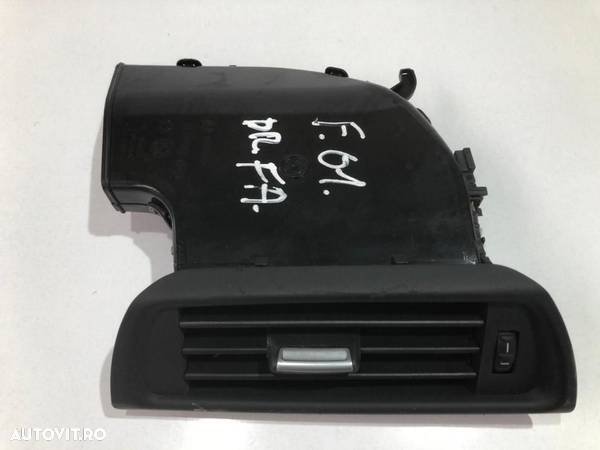 Grila ventilatie stalp dreapta BMW Seria 7 (2008->) [F01, F02, F03, F04] 9113794 - 1