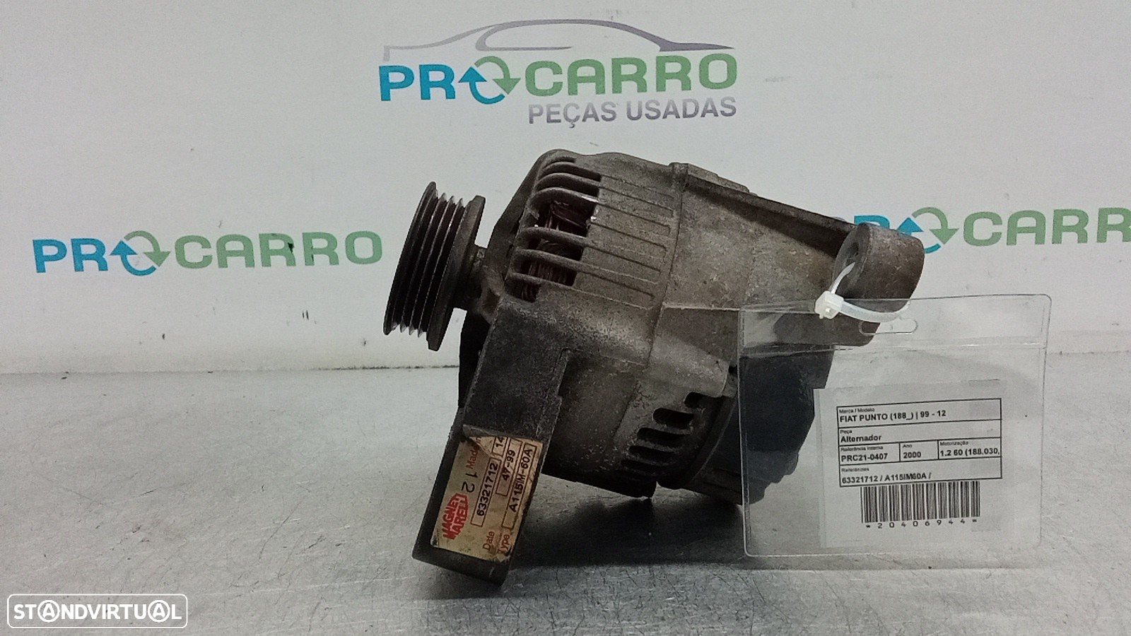 Alternador Fiat Punto (188_) - 2