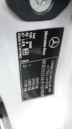 Mercedes w203 lak 744 Zderzak Tył Kombi - 1