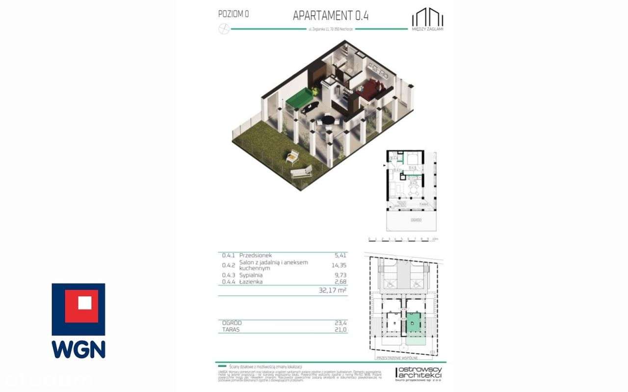 Niechorze, 2 pokojowe mieszkanie z tarasem-3