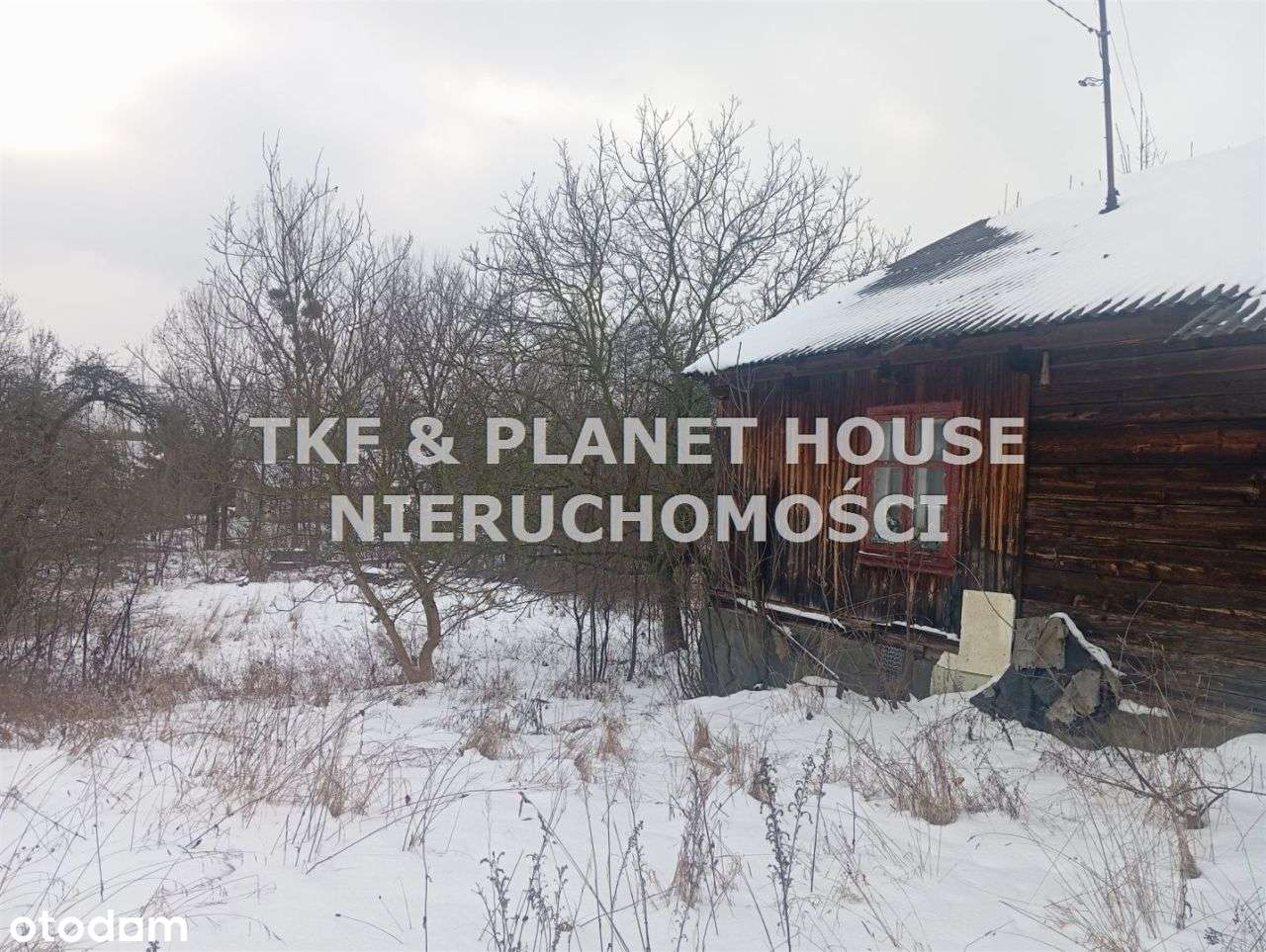 Działka 4300 m2 z domem z bala Pilichowice-5