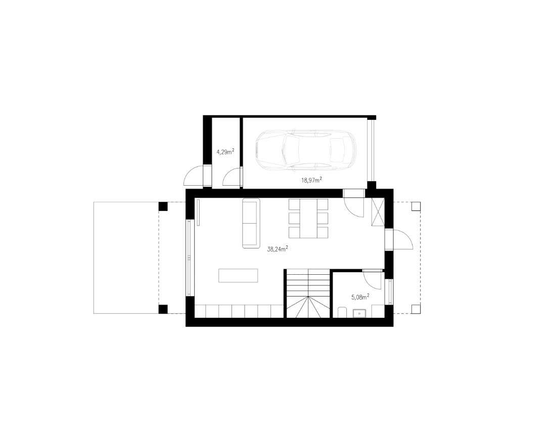 Segment bliźniaka na sprzedaż 110m2 - Pełny obrazek: 5/6