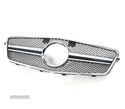 GRELHA FRONTAL PARA MERCEDES CLASSE E W212 09-13 CROMADA - 2