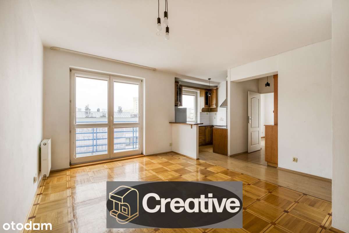 Świetne 2 pokoje z balkonem. Nowszy blok. Garaż.-0