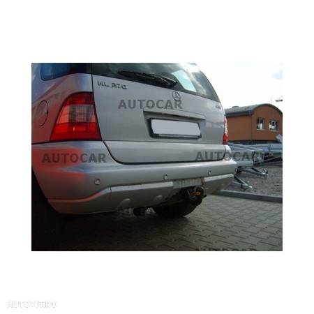 Carlig de remorcare pentru MERCEDES M(ML) -cu roata de rezerva sub autoturism-sistem semidemontabil-cu suruburi  din 1998-2005 - 9