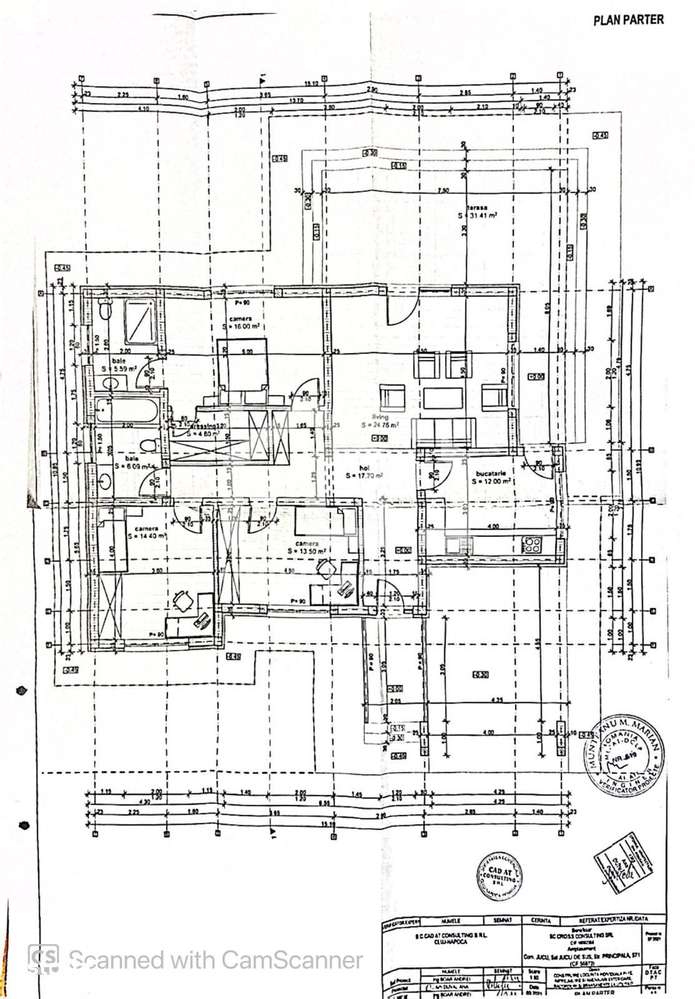 Casa individuala 4 camere, La Cheie, 110mp, Teren 519mp, Jucu de Sus-1