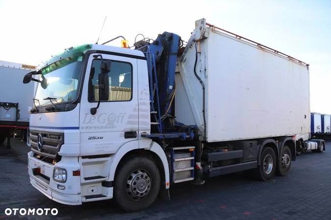 Mercedes-Benz ACTROS 2536 / 6X2 / WYWROTKA- 38 M3 + HDS LHO 150Z / DO ZŁOMU / - 2