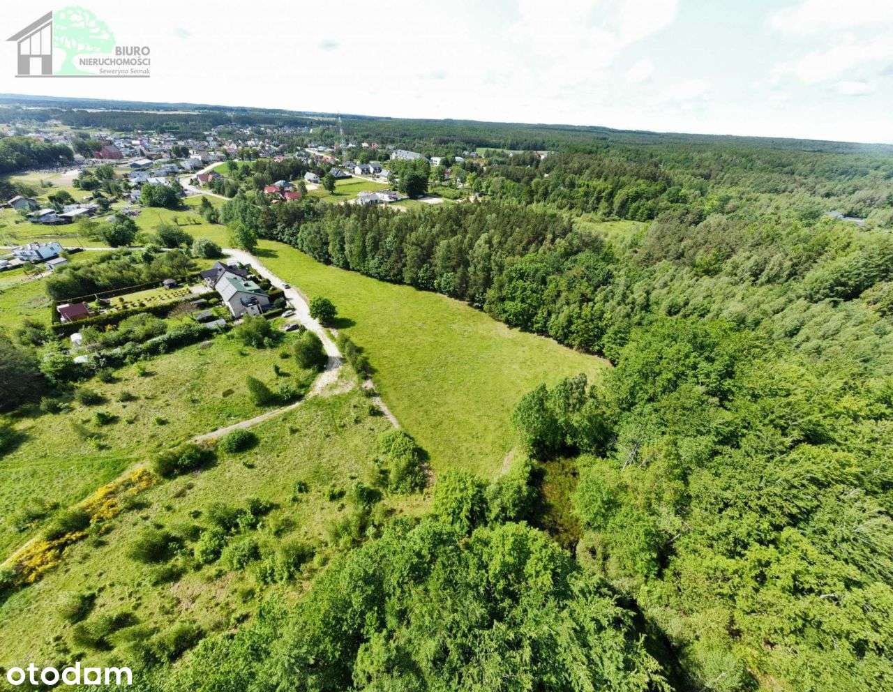 Działki pod lasem - budowlane z Wz - Leśniewo-0