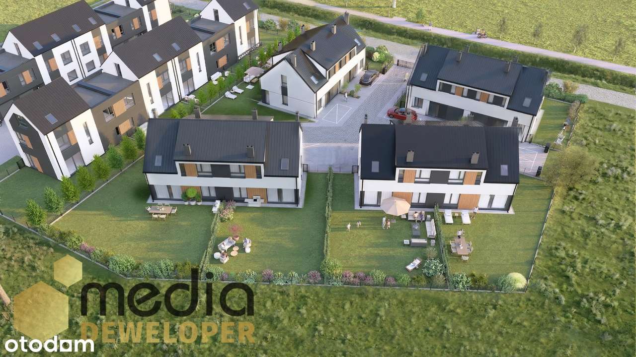 Piękna połówka bliźniaka w Ożarowie! (Lokal 4)-południowy - REZERWACJA