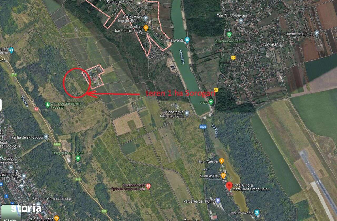Teren 1 ha Sorogari-Aroneanu aproape de viitorul spital - Imagine principală: 1/1