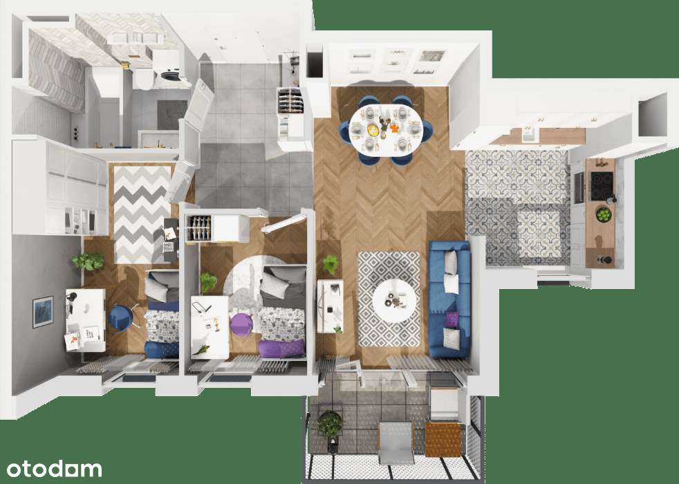 OsTaTniE takie  3pok z 2 balkonami❗️zachód❗️GoToWe - Pełny obrazek: 4/6