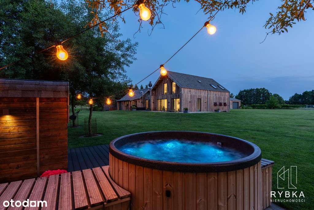 Zjawiskowy dom ze stawami tuż przy lesie-6