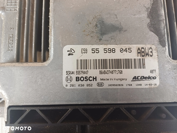 OPEL Sterownik Komputer Silnika Bosch 55598045ABW3 - 2