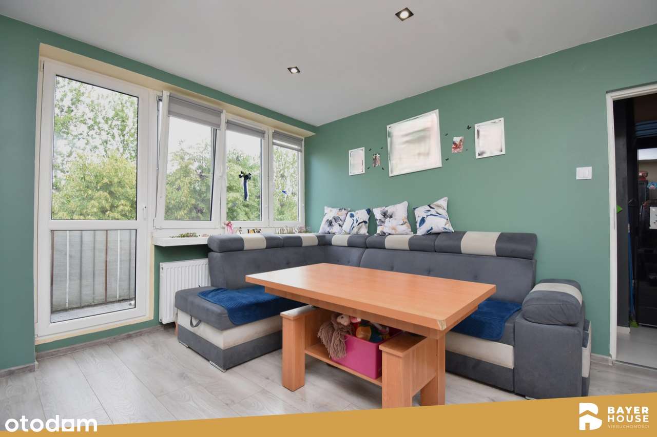 Wyposażone M4 po remoncie | Balkon | C.O. Miejskie | Spokojna okolica - Pełny obrazek: 3/10