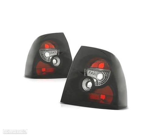 FAROLINS TRASEIROS PARA OPEL VECTRA 99-02 PRETO - 1