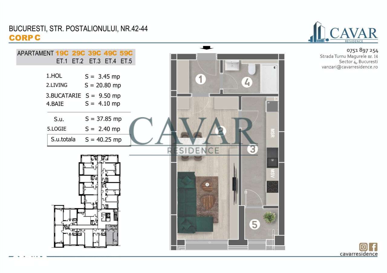 Alege calitatea fara compromis, alege proiectele Cavar Residence