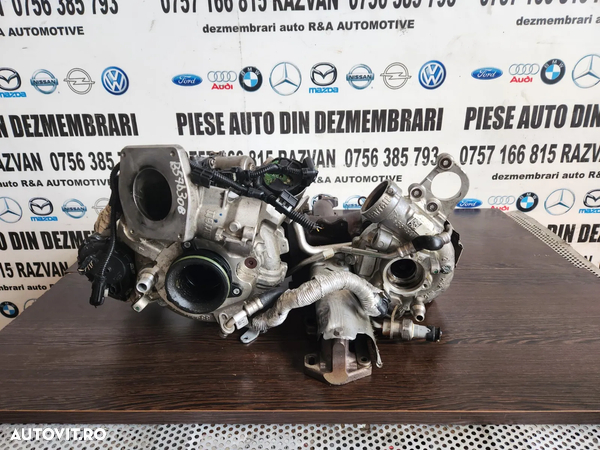 Turbine Turbo Bi-Turbo Bmw 3.0 D 4.0 D 5.0 D B57D30B Cod 8596253 Cod 8596255 G20 G30 G11 G12 G14 G15 G01 G02 G05 G06 G07 X3 X4 X5 X6 X7 F20 F21 F22 G30 G31 F10 F11 Euro 6 Fara Actuatoare - 1