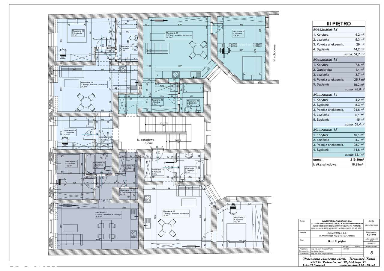 Na sprzedaż: 8 mieszkań w sercu Chorzowa – ul. Kazimierza Wielkiego 1-5