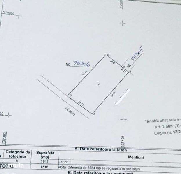 Teren de vanzare - Imagine principală: 4/7
