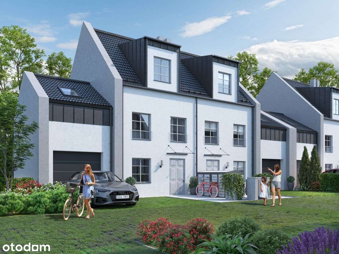 93 m2 Gdańsk Jasień - dom (szereg skrajny) - ogród 81 m2 - Pełny obrazek: 4/9