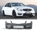 PÁRA-CHOQUES FRONTAL PARA MERCEDES CLASE C W204 11-14 LOOK AMG C63 - 1
