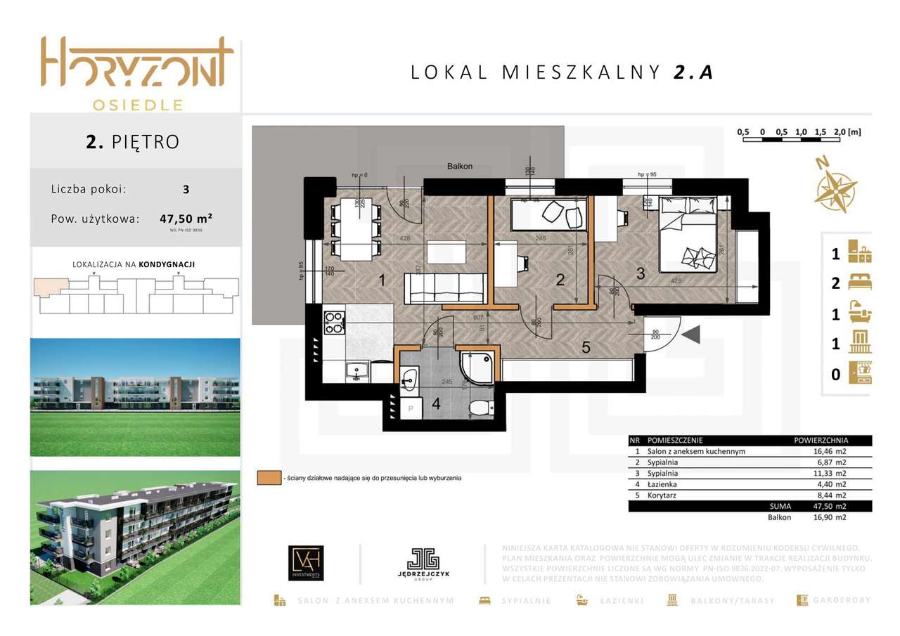 MIESZKANIE 2.A | OSIEDLE HORYZONT 2