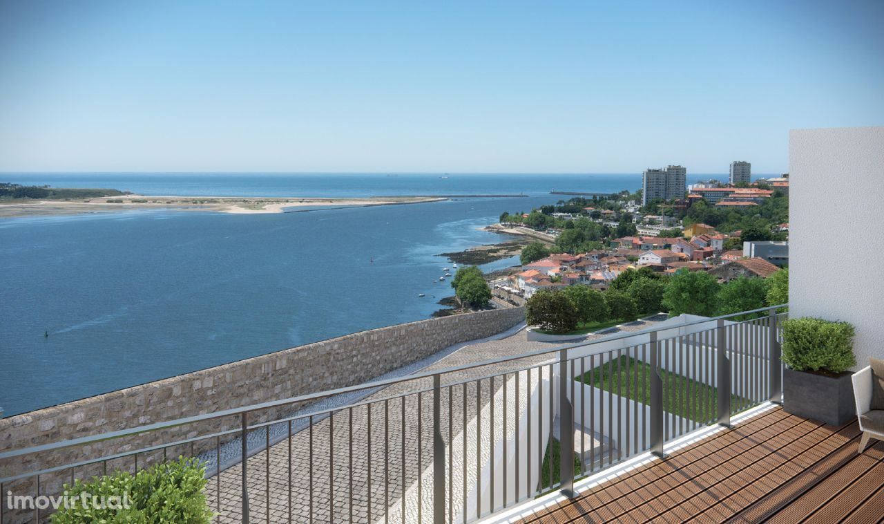 Moradia de luxo T3 Duplex com jardim - Vista Rio Douro - Porto