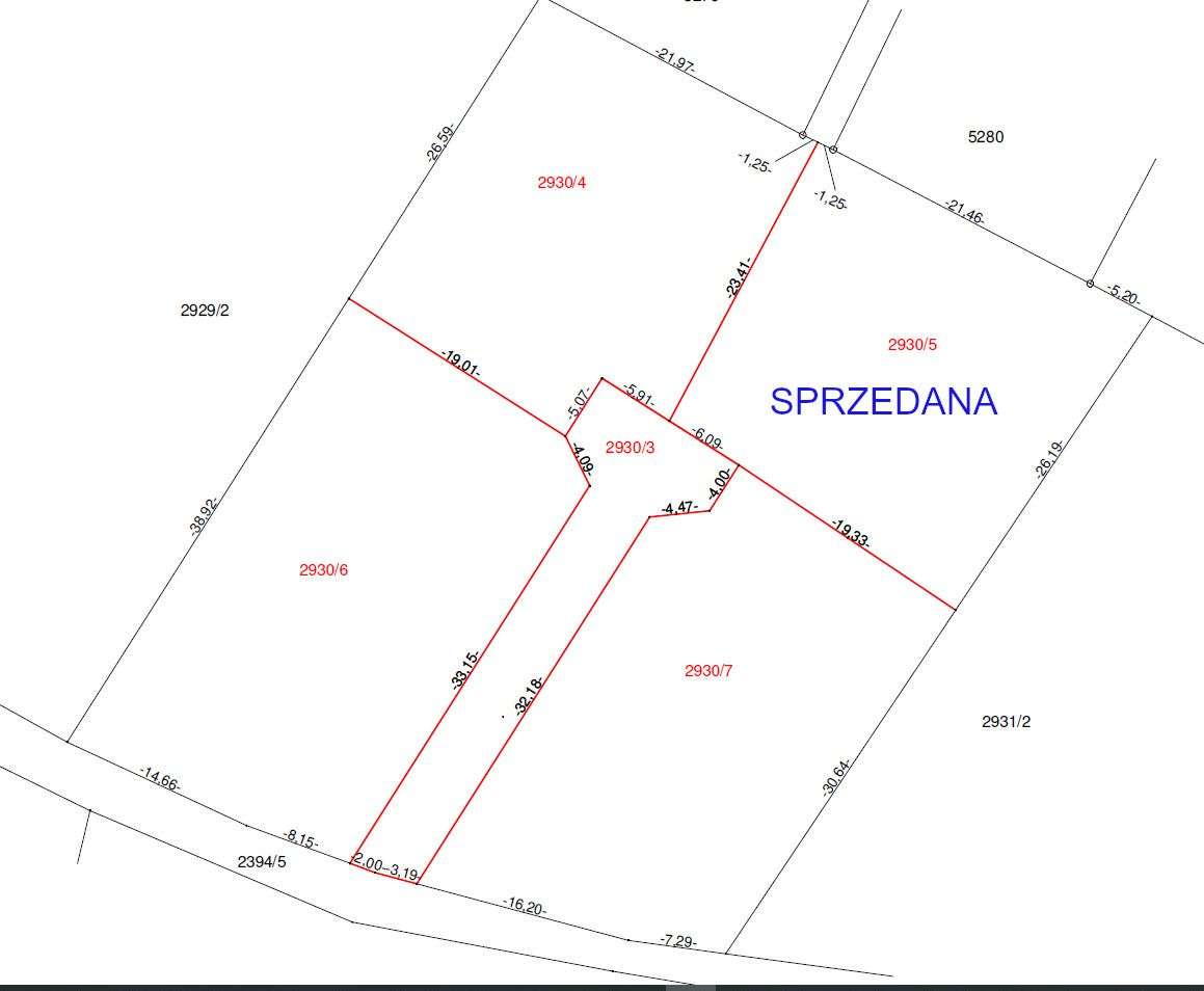 Działki budowane Janów Lubelski ul. Modrzewiowa - Pełny obrazek: 2/5