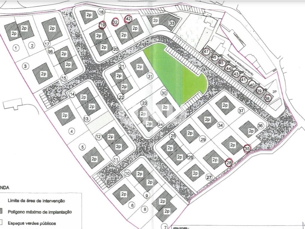 Lote de terreno urbano para construçã...