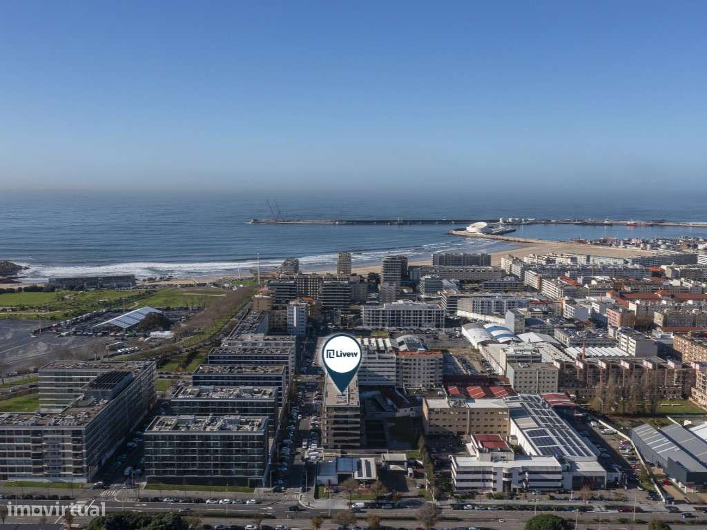 Apartamento T3 com 3 frentes em Matosinhos sul, no edifício Nautilus - Grande imagem: 4/49