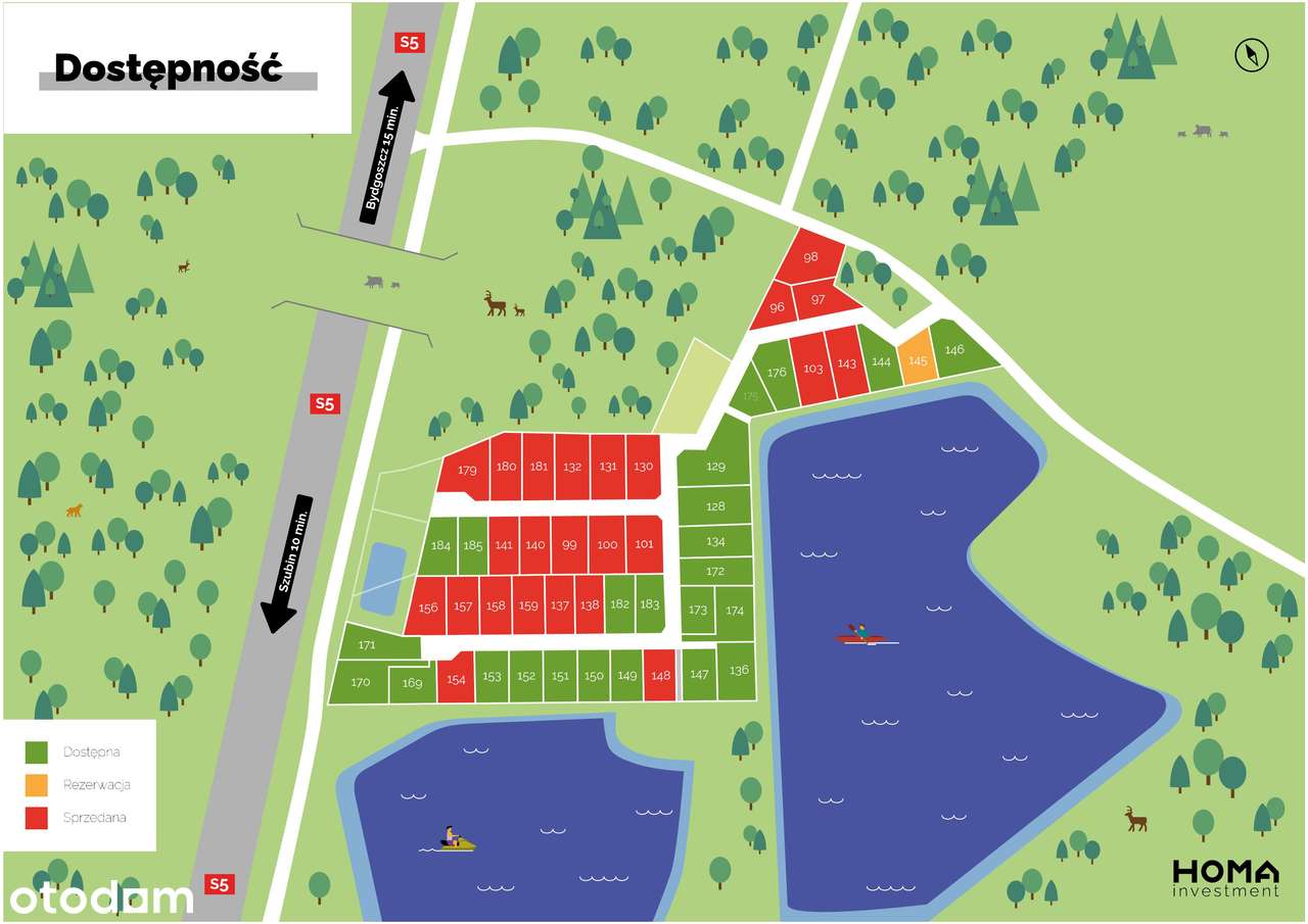Działka z widokiem na wodę | 7 min od Szubina, 15 min od Bydgoszczy - Pełny obrazek: 4/8