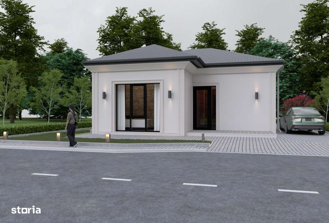 Teren intravilan cu autorizatie de constructie – Comuna Berceni, 314-1