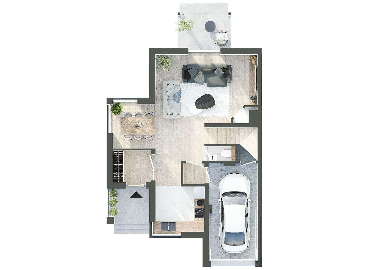 SEGMENT 10A dom z ogrodem - Kłodawa - Gorzów Wlkp - Pełny obrazek: 5/14