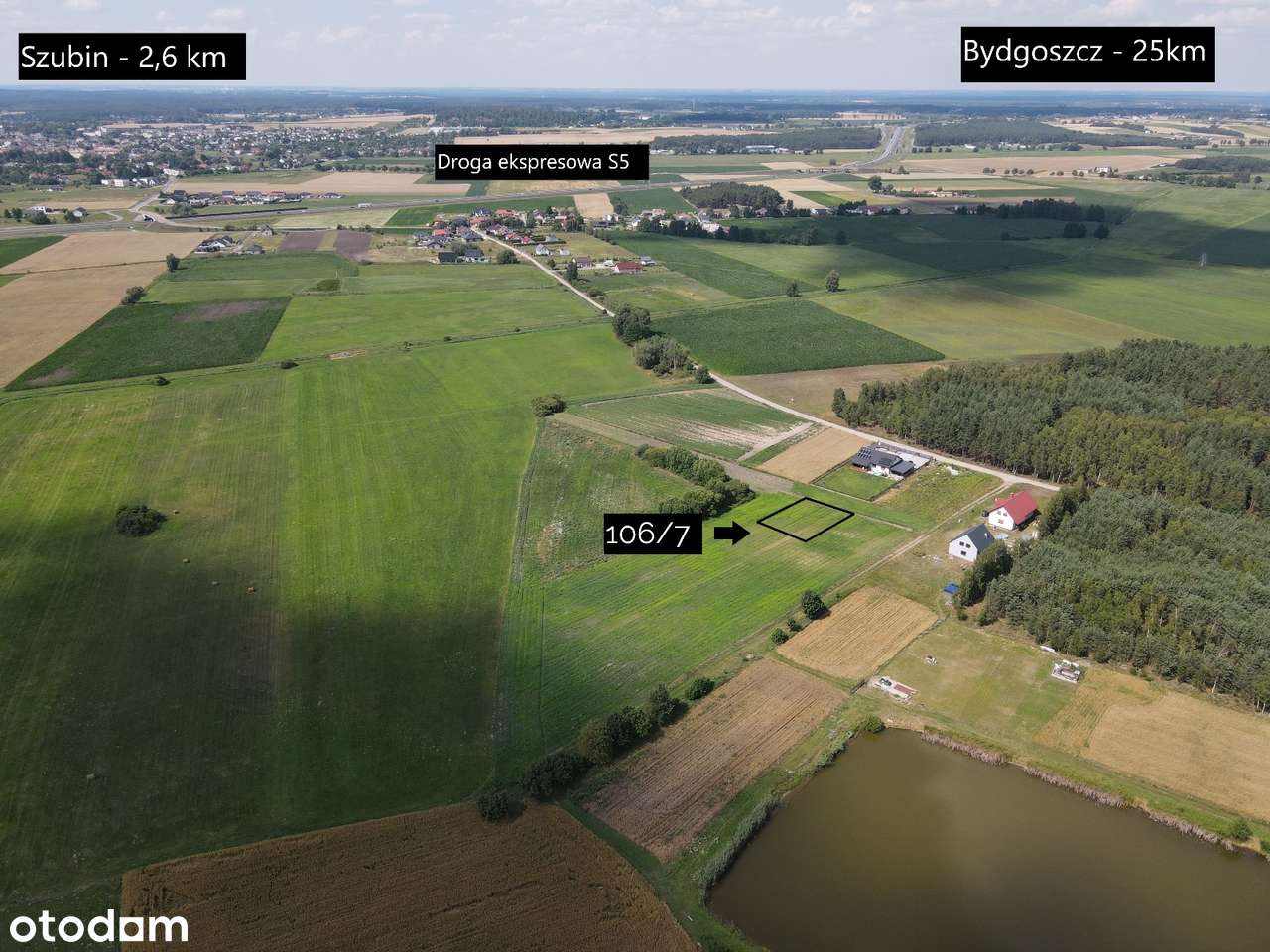 Działka na łonie natury - 2,6 km od Szubina - Pełny obrazek: 1/10