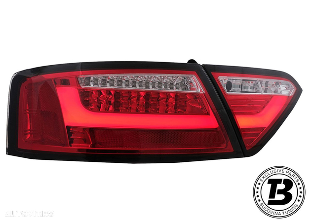 Stopuri LED compatibile cu Audi A5 8T Red Design - 3