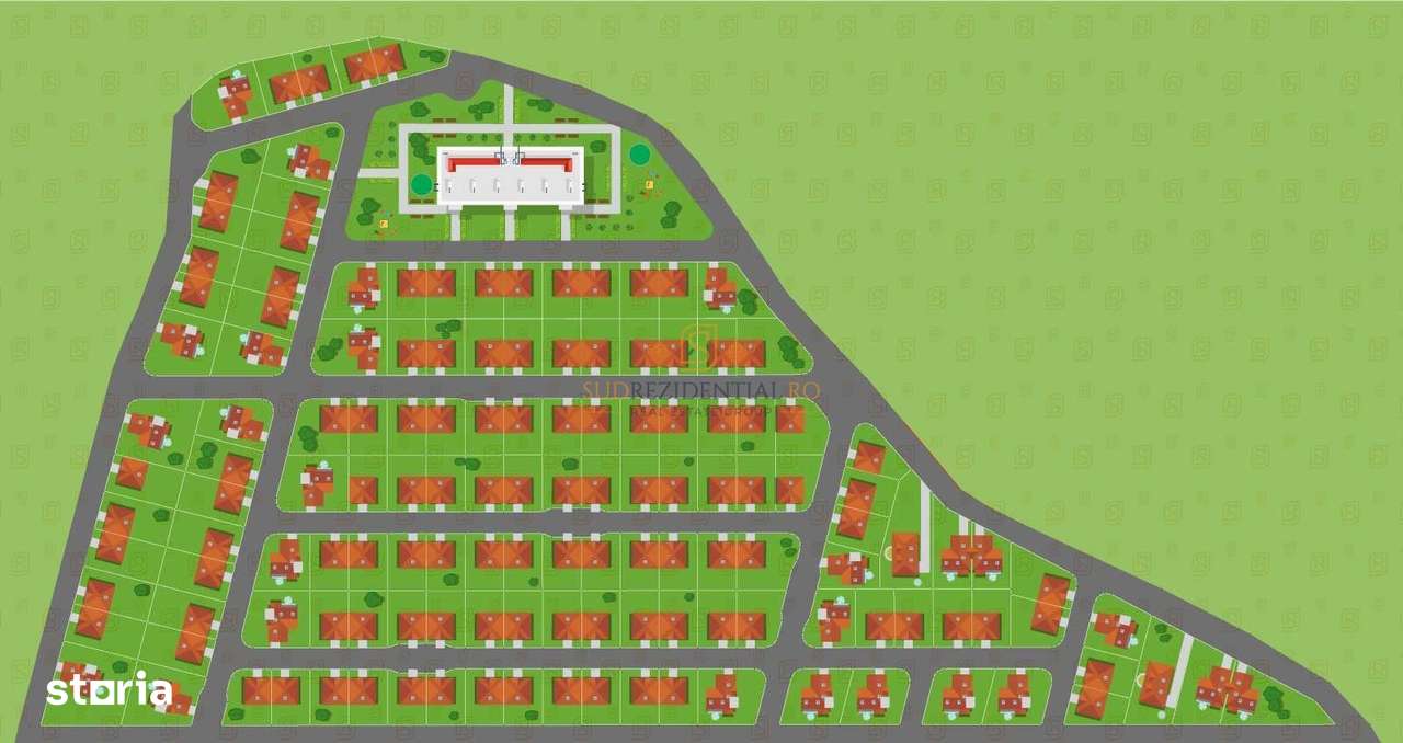 Lot de teren in Frumusani, Ilfov, 590 mp, posibilitate rate - Imagine principală: 2/10