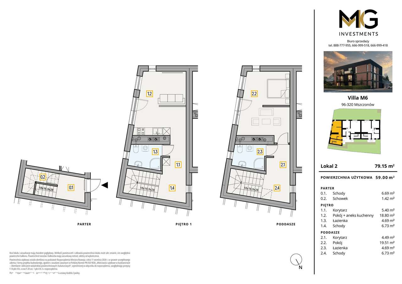 Villa M6 - kameralny bezczynszowy apartamentowiec w sercu miasta! - Pełny obrazek: 5/12