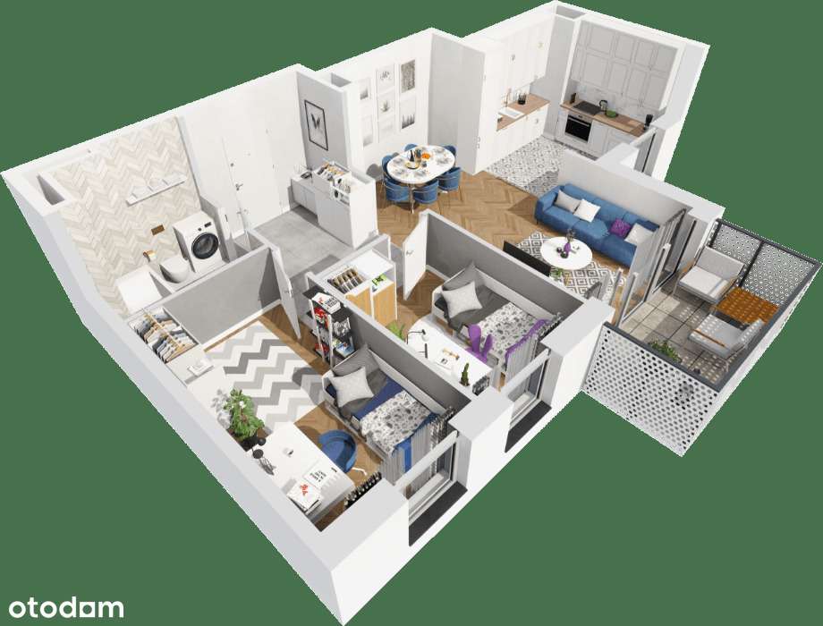 Ostatnie 3pok z 2 balkonami_ZaChóD_Gotowe - Pełny obrazek: 5/6