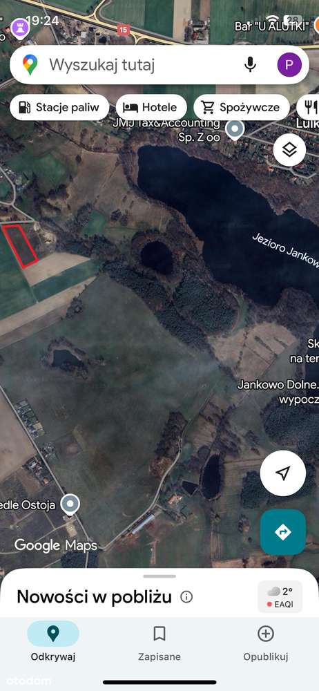 TEREN INWESTYCYJNY 8 DZIAŁEK WZ PIĘKNA OKOLICA LAS JEZIORO SPOKÓJ CISZ - Pełny obrazek: 5/9